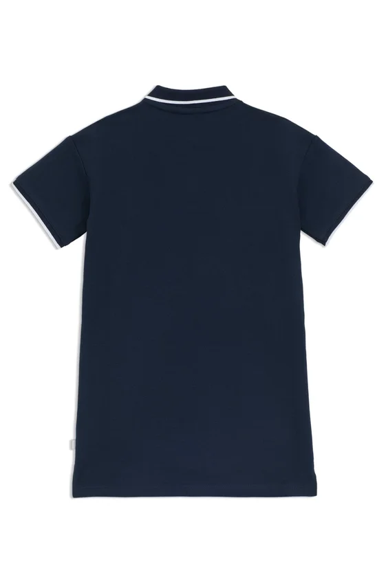 Kids’ polo dress in stretch-cotton piqué Kids’ polo dress in stretch-cotton piqué