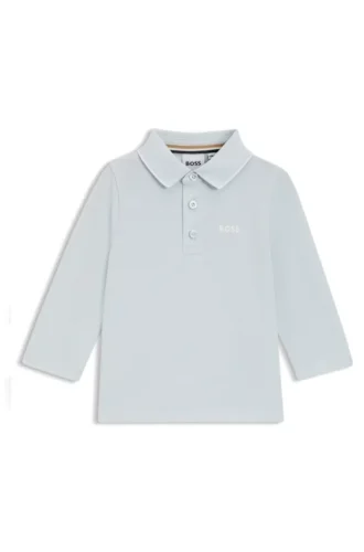 Kids’ polo shirt in cotton piqué