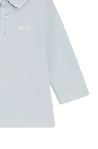 Kids’ polo shirt in cotton piqué