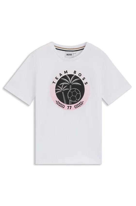 Kids’ printed-artwork T-shirt in cotton Kids’ printed-artwork T-shirt in cotton