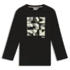 Kids’ printed-artwork T-shirt in cotton jersey