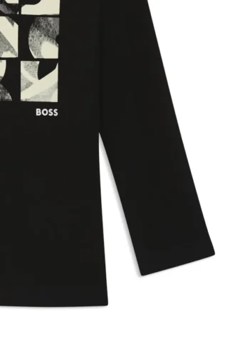 Kids’ printed-artwork T-shirt in cotton jersey