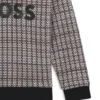 Kids’ printed hoodie in a cotton blend