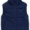 Kids’ puffer gilet with logo print Kids’ puffer gilet with logo print