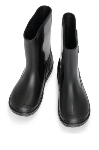 Kids’ rain boots with signature-stripe logo label Kids’ rain boots with signature-stripe logo label