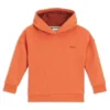 Kids’ rear-artwork hoodie in a cotton blend