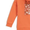 Kids’ rear-artwork hoodie in a cotton blend