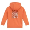 Kids’ rear-artwork hoodie in a cotton blend