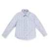 Kids’ regular-fit cotton shirt with Double B monograms