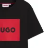 Kids’ regular-fit cotton T-shirt with red logo