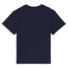 Kids’ regular-fit cotton T-shirt with red logo