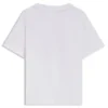 Kids’ regular-fit cotton T-shirt with red logo