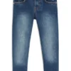 Kids’ regular-fit jeans in blue denim