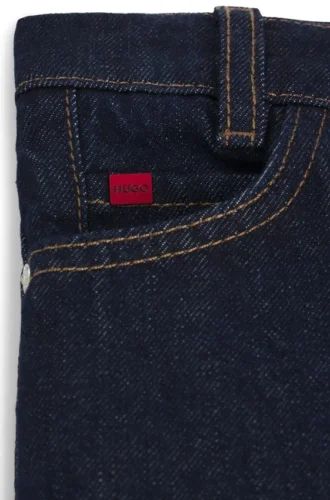 Kids’ regular-fit jeans in blue denim