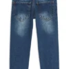 Kids’ regular-fit jeans in blue denim