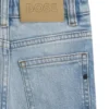 Kids’ regular-fit jeans in blue stretch denim