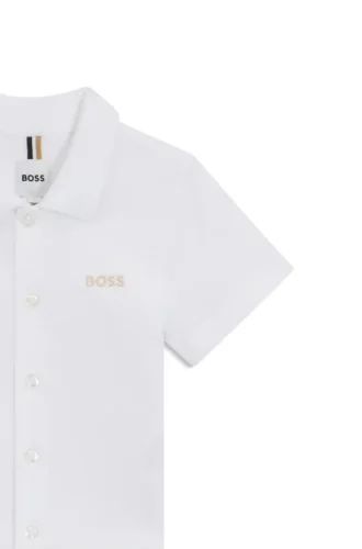 Kids’ regular-fit shirt in cotton jersey