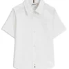 Kids’ regular-fit shirt in Oxford cotton