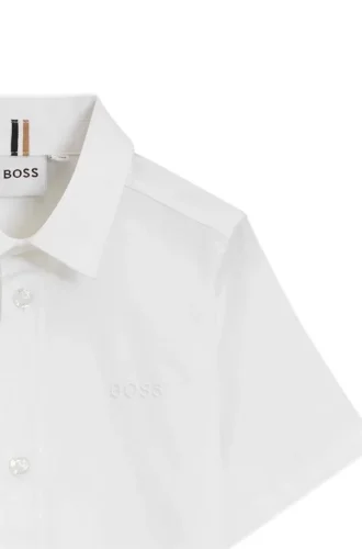 Kids’ regular-fit shirt in Oxford cotton