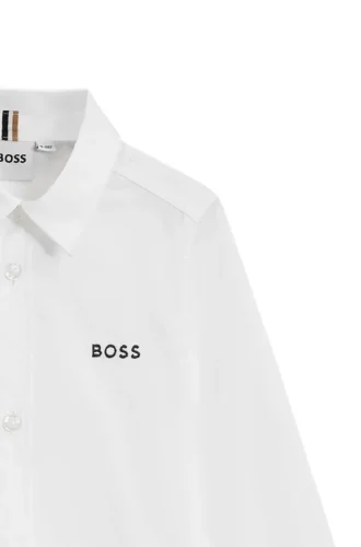 Kids’ regular-fit shirt in Oxford cotton
