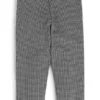 Kids’ regular-fit tracksuit bottoms with houndstooth pattern