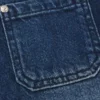 Kids’ relaxed-fit jeans in blue stretch denim