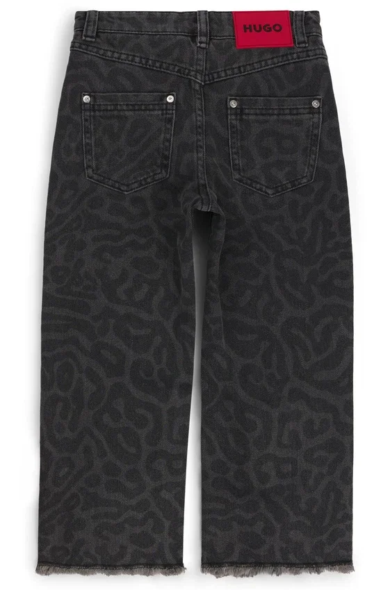 Kids’ relaxed-fit jeans in cheetah-print denim Kids’ relaxed-fit jeans in cheetah-print denim