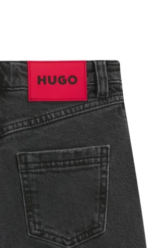 Kids’ relaxed-fit jeans with deep cuffs