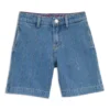 Kids’ relaxed-fit shorts in blue denim
