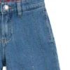 Kids’ relaxed-fit shorts in blue denim