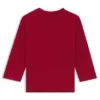 Kids’ repeat-logo T-shirt in cotton jersey