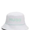 Kids’ reversible bucket hat in cotton twill