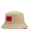 Kids’ reversible bucket hat in cotton twill