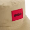 Kids’ reversible bucket hat in cotton twill