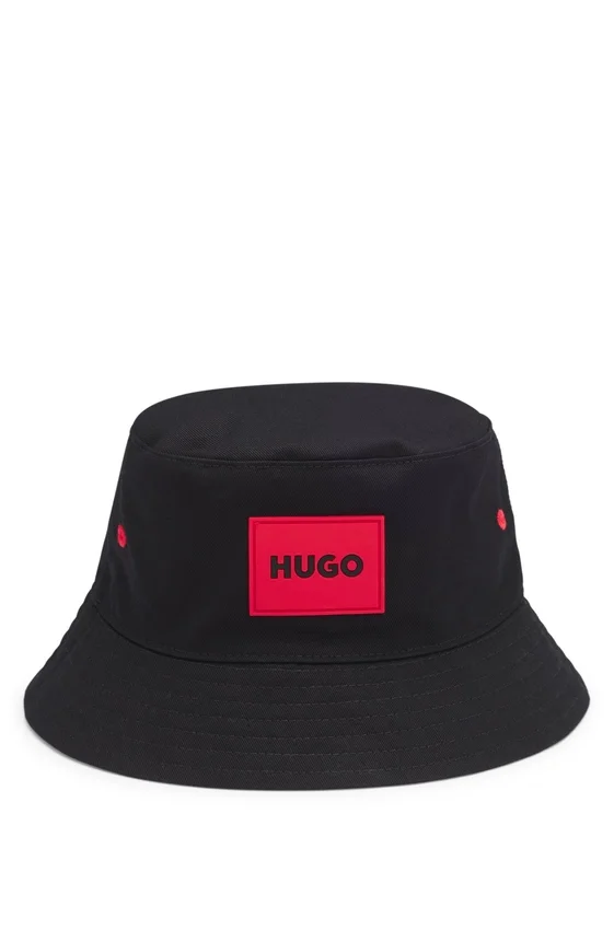 Kids’ reversible bucket hat in ripstop and cotton Kids’ reversible bucket hat in ripstop and cotton