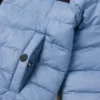 Kids’ reversible hooded jacket with water-repellent finish