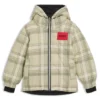 Kids’ reversible jacket with logo badges Kids’ reversible jacket with logo badges