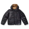 Kids’ reversible water-repellent down jacket with logo details Kids’ reversible water-repellent down jacket with logo details