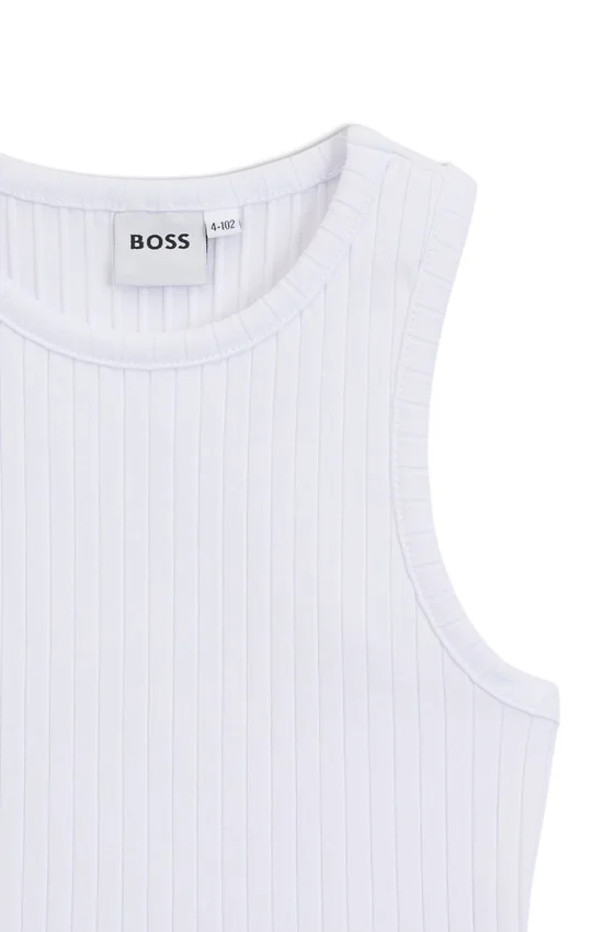 Kids’ ribbed stretch-cotton tank top Kids’ ribbed stretch-cotton tank top