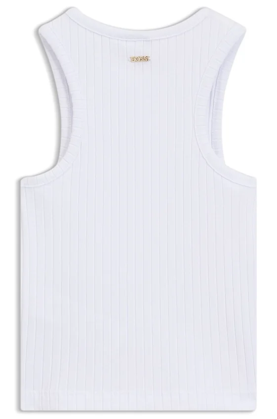 Kids’ ribbed stretch-cotton tank top Kids’ ribbed stretch-cotton tank top