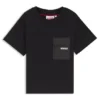 Kids’ ripstop-pocket T-shirt in cotton