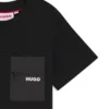 Kids’ ripstop-pocket T-shirt in cotton