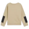 Kids’ ripstop-trim sweatshirt in a cotton blend Kids’ ripstop-trim sweatshirt in a cotton blend