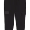 Kids’ ripstop-trim tracksuit bottoms in a cotton blend