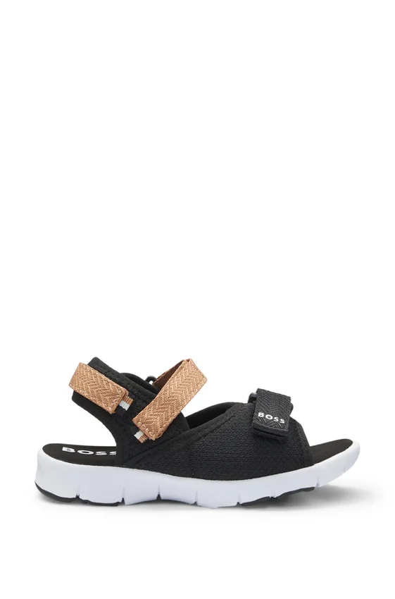 Kids’ sandals with contrast logo Kids’ sandals with contrast logo