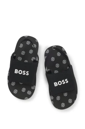 Kids’ sandals with logo riptape strap