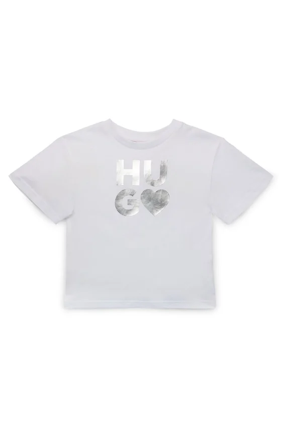 Kids’ seasonal-logo T-shirt in cotton jersey Kids’ seasonal-logo T-shirt in cotton jersey