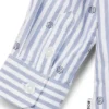 Kids’ shirt in striped cotton with Double B monograms