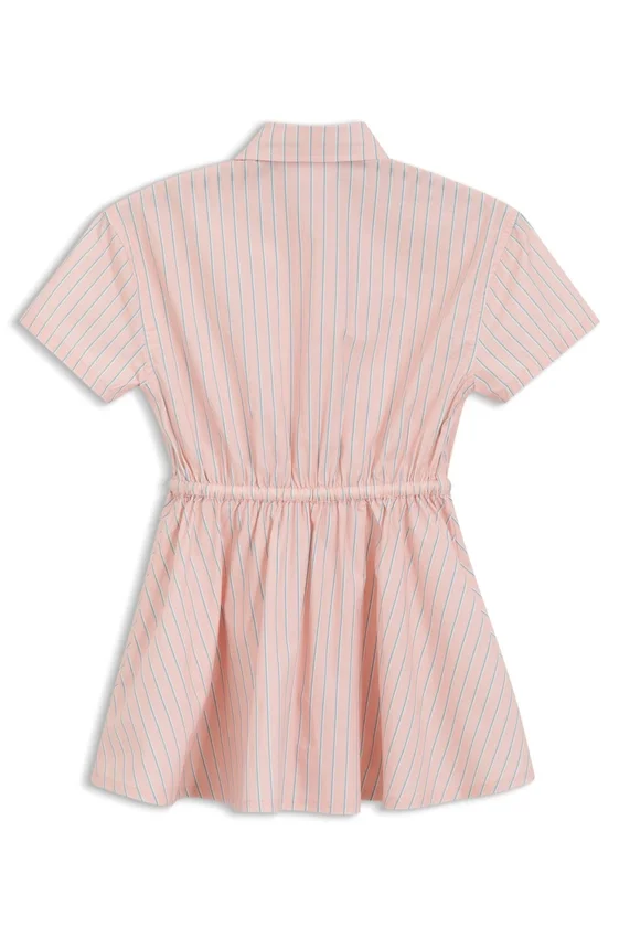 Kids’ shirtdress in striped cotton poplin Kids’ shirtdress in striped cotton poplin