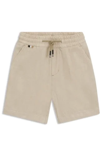 Kids’ shorts in linen and cotton